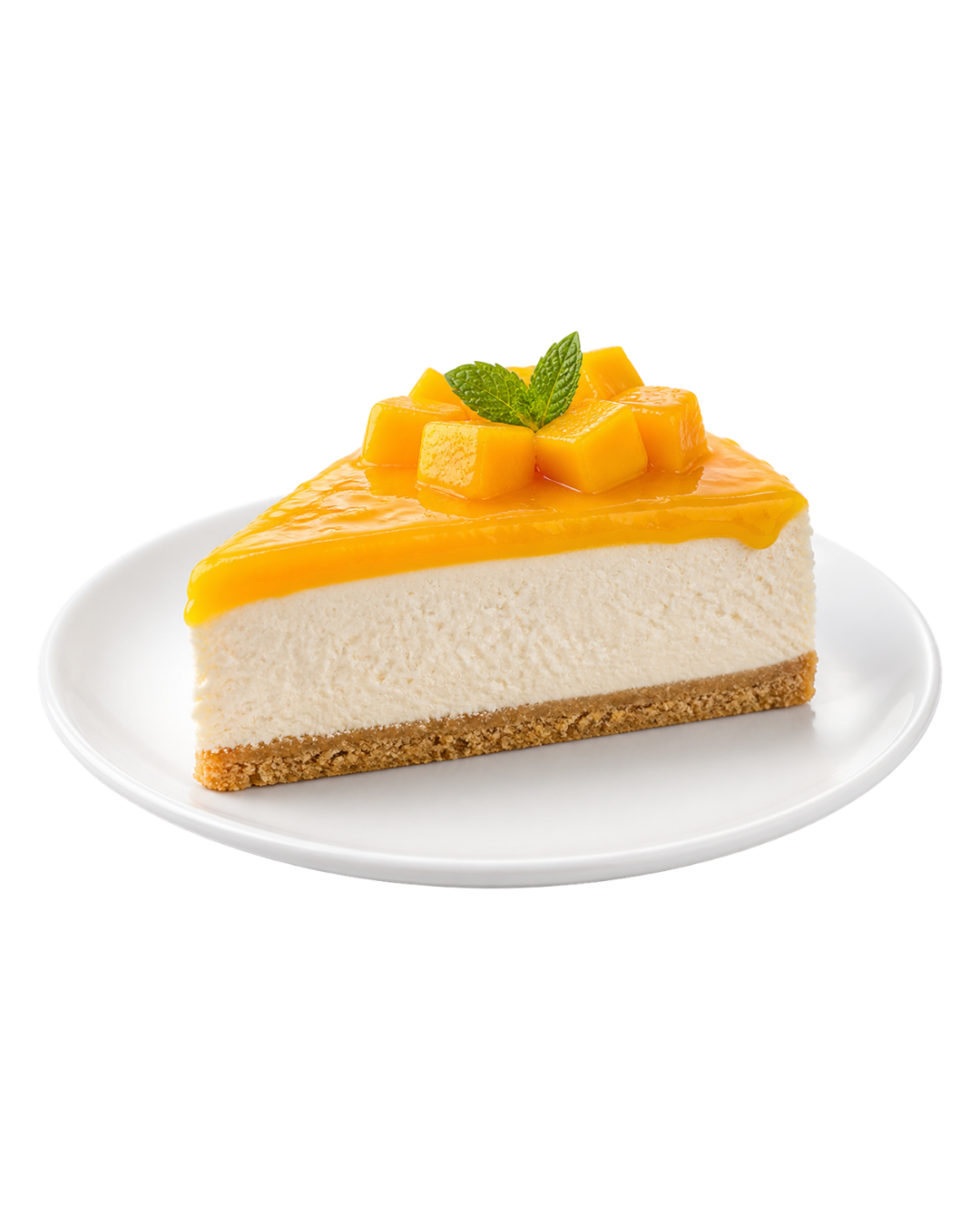 Skinny Mango Cheesecake